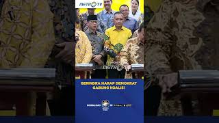 Gerindra Harap Demokrat Gabung Koalisi shorts [upl. by Meggs]