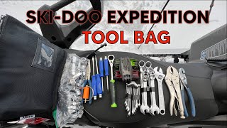 SkiDoo Expedition Tool Kit What Im carrying in my sled for snowmobile and gear repairs [upl. by Diley338]