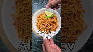 Crunchy Aloo Sev Bhujia Recipe Shorts [upl. by Sedicla667]