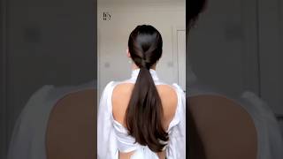 ponytail Hairstyle with double twist shorts youtubeshorts hairstyle [upl. by Delorenzo]