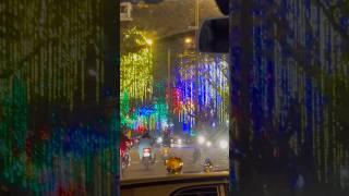 Lightings at Vellayambalam  Museum Road TVM  lights thiruvananthapuram fyp [upl. by Nynahs]