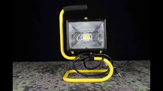 DIY halogen work light LED conversion [upl. by Rodger]