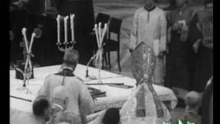 Abandonment of the Tiara  Pope Paul VI 13111964 [upl. by Ahsenar]