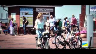 Radfahren auf der NordseeHalbinsel Butjadingen [upl. by Kial]