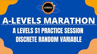 A LEVELS S1 PRACTICE SESSION DISCRETE RANDOM VARIABLE [upl. by Timi]