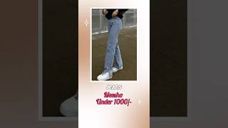 Aesthetic jeans from meesho  Under 500  Pinterest Inspired [upl. by Emina]