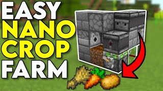 Minecraft 119 EASY Auto Wheat Farm Tutorial Works with carrots potato beetroot REMAKE [upl. by Eelirol]