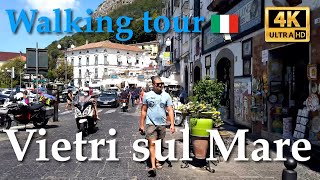 Vietri sul Mare Campania Italy【Walking Tour】With Captions  4K [upl. by Oona325]