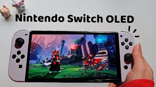 Nintendo Switch OLED Unboxing  Review amp Accessories 🤍 [upl. by Nawud]