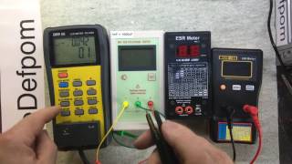 172 DER EE DE5000 Silicon Chip ESR Meter MkII MESR100 MK328 ESR meter comparison [upl. by Annaihs]