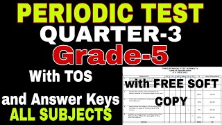 Periodic Test for Grade5  3rd Quarter [upl. by Llevra833]