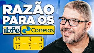 Concurso dos Correios  Matemática da Banca IBFC  Aula Razão [upl. by Tronna]