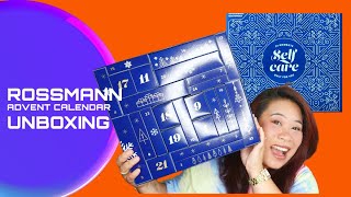 UNBOXING ROSSMANN ADVENT CALENDAR 2024 [upl. by Toll]