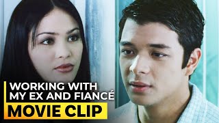 Working with my ex and fiancé  Pinoy Love Story Ngayong Nandito Ka  MovieClip [upl. by Ainar]