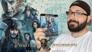 Pirates Of The Caribbean Dead Men Tell No Tales 4K Ultra HD Unboxing  BLURAY DAN [upl. by Ttelracs]