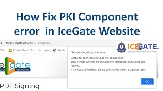 Error Fix Unable to connect to nCode PKI component [upl. by Koehler236]