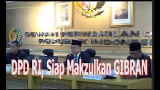 DPD RI Siap Makzulkan GIBRAN [upl. by Odrautse]