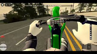 NEW DIRT BIKE GAME ON ROBLOX NAME IS RBL realistic bike life REALLY FUN [upl. by Hilly]