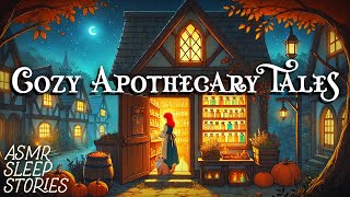 3 Hours of Cozy Apothecary Tales  Autumn Fantasy ASMR Bedtime Stories  Rain Sounds amp Fall Ambience [upl. by Araas]