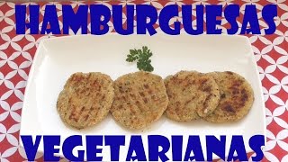 HAMBURGUESAS VEGETARIANAS RECETA RÁPIDA [upl. by Ttimme631]