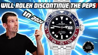 WILL THE ROLEX PEPSI GET DISCONTINUED IN 2024 [upl. by Heiskell399]