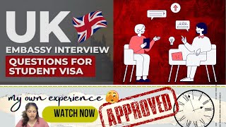 How I Passed My UK 🇬🇧 Embassy interviews  My own experience  Essential Questions amp Answers [upl. by Novia]