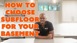 Unveiling the Benefits of a Good Basement Subfloor [upl. by Hirz]