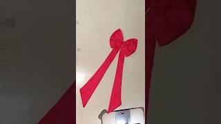 How to make bow making at home💜 shortvideo fashion bowmaking [upl. by Hajin]