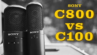 SONY C800G vs SONY C100 [upl. by Lemieux]