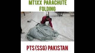 Free fall parachute MC4 folding step by step  2nd stage ssg skydiver freefall pakistan [upl. by Fradin]