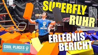 So cool ist der Trampolinpark Superfly Ruhr [upl. by Anihsit]