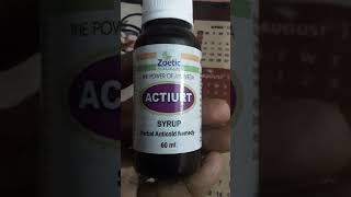 ACTIURT Herbal Cold syrup [upl. by Fesuy]