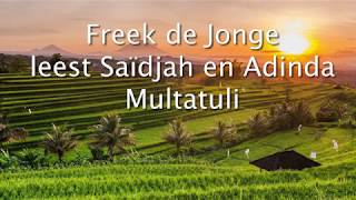 2018  Freek de Jonge leest Saïdja en Adinda Multatuli  Het Volle Leven [upl. by Isle]