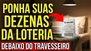 PONHA SUAS DEZENAS DA LOTERIA DEBAIXO DO TRAVESSEIRO ENQUANTO ESCUTA ESTE ÁUDIO DA LEI DA ATRAÇÃO [upl. by Cheng22]