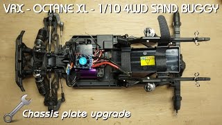 • VRX  Octane XL 110 4WD  Chassis plate upgrade • [upl. by Llerref]