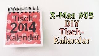 XMas 05 DIY Tischkalender 2014  Geschenk Tipp [upl. by Imehon982]