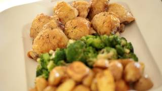 Sheet Pan Chicken Dinner Recipe  KIN EATS [upl. by Othello93]