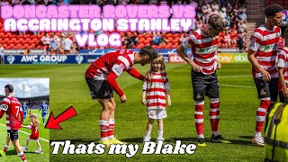 BLAKE WALKED OUT WITH HER FAVOURITE FOOTBALL PLAYER  DONCASTER ROVERS VS ACCRINGTON STANLEY vlog [upl. by Aisel]