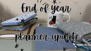 end of year journal amp planner update  thoughts on 2025 lineup [upl. by Jackie]