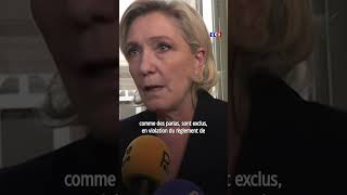 Postes clés à lAssemblée  la colère de Marine Le Pen [upl. by Harihat477]