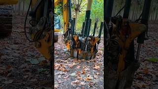 Using a power plant to dig a tree to plant [upl. by Nerrej475]