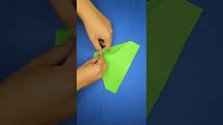 How to make a super fast paper airplane origamipaperplanes paperairplane diy origami [upl. by Arreis196]