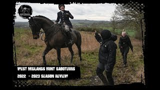 West Midlands Hunt Saboteurs 2022  2023 season review [upl. by Goar]