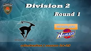 Atlasbasket  Div 2Round 1  TRAGICS vs FATHERLAND HAVALIERS [upl. by Ataner]