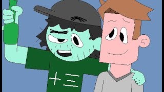 SuperMega Animated Animatic  At a Gay Bar [upl. by Griffin86]