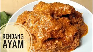 Resep rendang ayam [upl. by Alhahs]