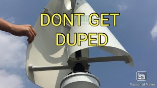 Watch this before you buy a wind generator My personal experience and what to look for [upl. by Yelkrab]