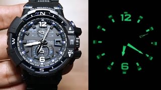 Casio Gshock GWA1100FC1A GRAVITY MASTER SAPPHIRE GLASS [upl. by Naired783]