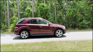 Barolo Red Metallic 2010 Mercedes ML350 4Matic Driving 05272024 [upl. by Eneloc]