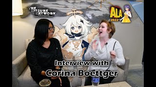 Interview With Corina Boettger  A Genshin Impact Interview  Anime Los Angeles 2022 [upl. by Jake378]